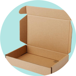 Kraft Packaging Box Logo