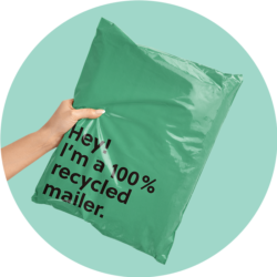 Commercial Mailer Bags Recycled Logo